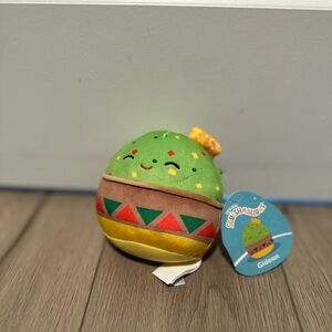 Squishmallows Taco Plush - Green, Brown, and Yellow